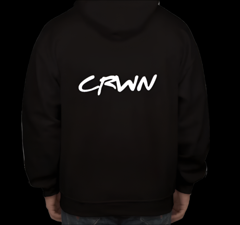 CRWN *Puff* Hoodie - Black
