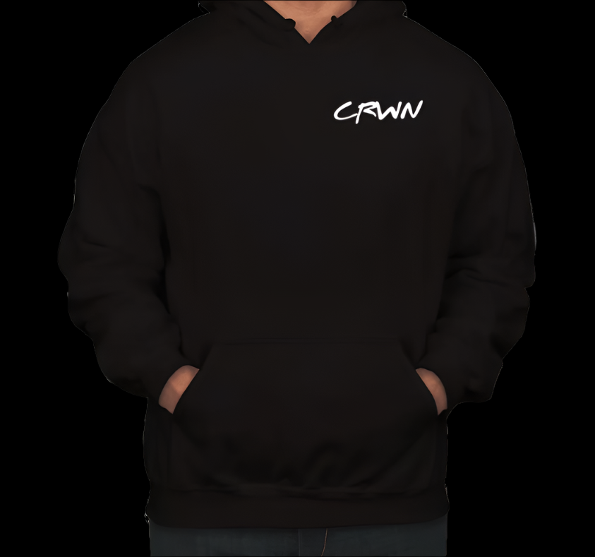CRWN *Puff* Hoodie - Black