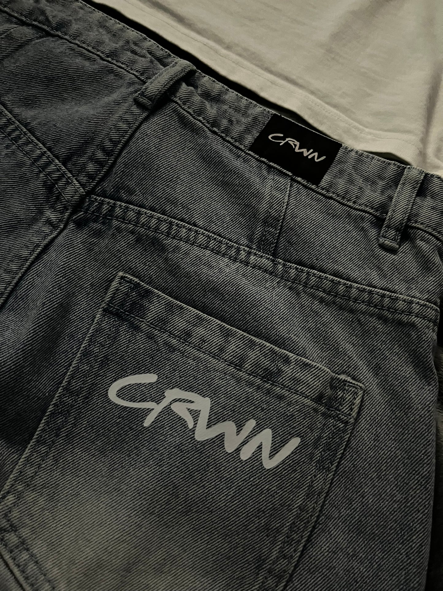 CRWN Baggy Jeans - Grey