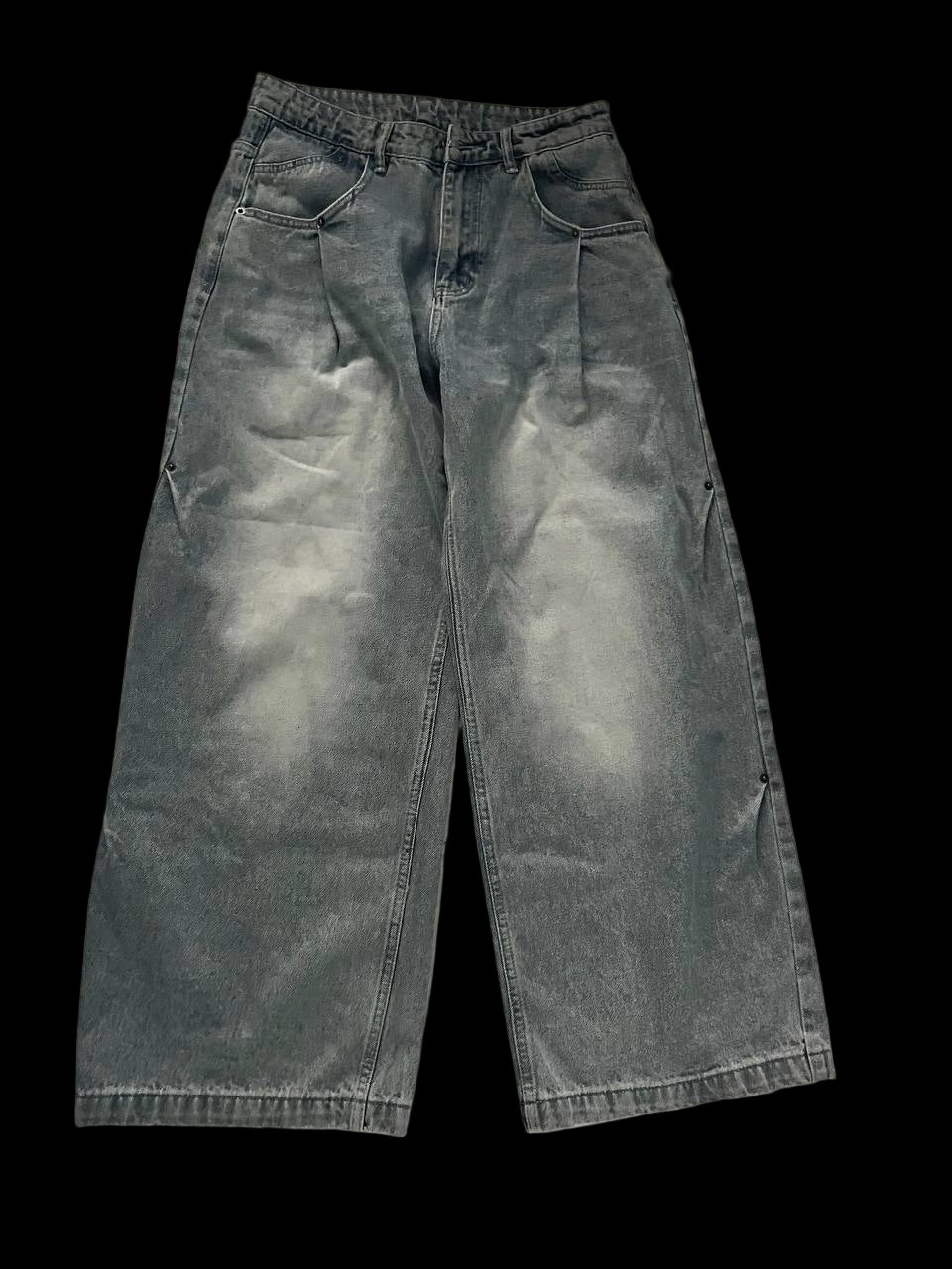CRWN Baggy Jeans - Grey