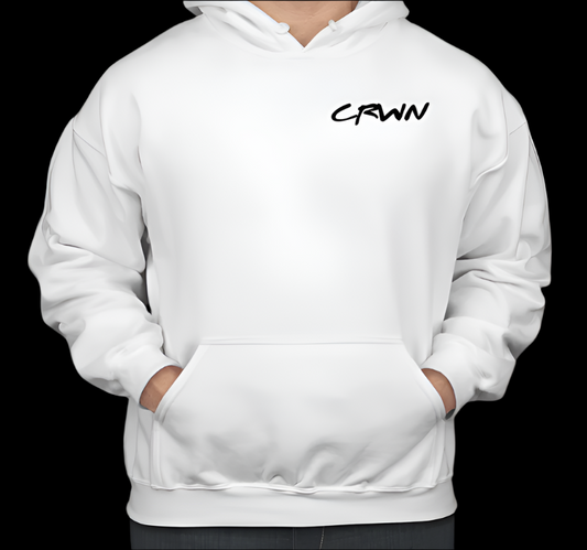 CRWN *Puff* Hoodie - White