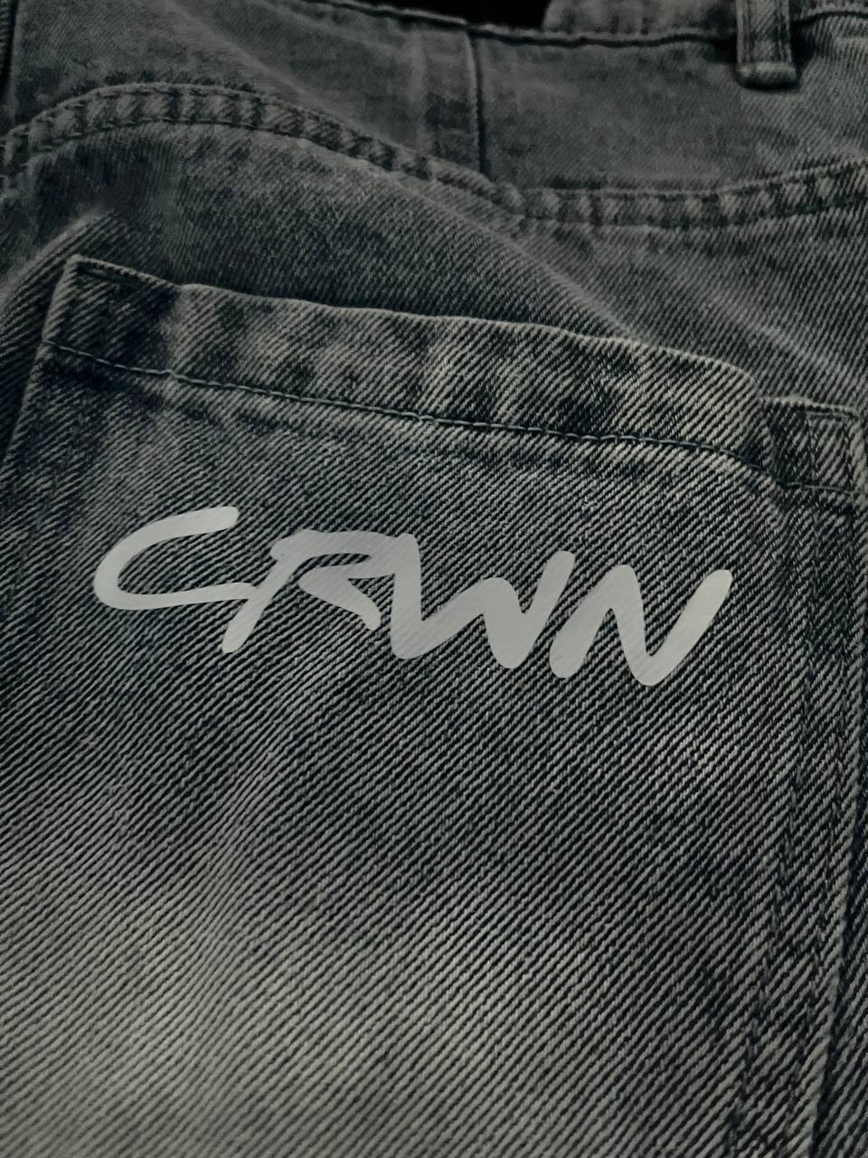 CRWN Baggy Jeans - Grey
